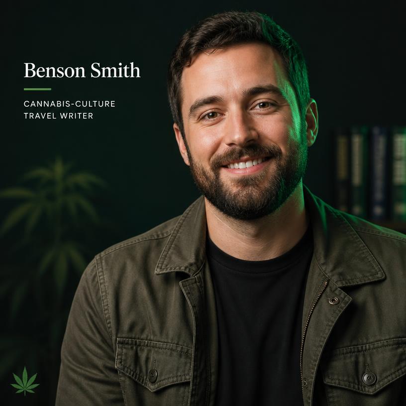 Benson Smith, cannabis travel writer for Zentri Pass